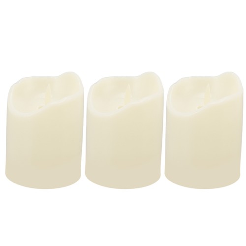 3Pcs LED Swing Candle Light Warm Light Battery Powered Flameless LED Plastic US - Picture 9 of 24
