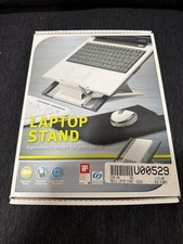 Ergonomic Laptop Stand Height Adjust Cooling Riser Neoprene Case NEW