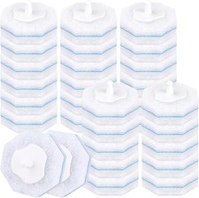 ZHUOMINGJIA 80 Pcs Toilet Wand Refills, Disposable Toilet Brush,Disposable To...