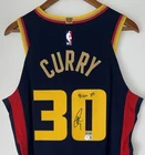 Stephen Curry "4000 3’s" Signed Warriors Nike ADV NBA Authentic Jersey USASM BAS