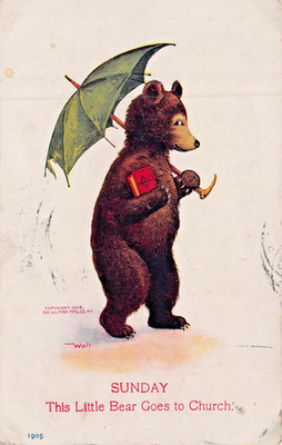 1906 Busy Bears Series NUMBER 79  ''SUNDAY''  1907