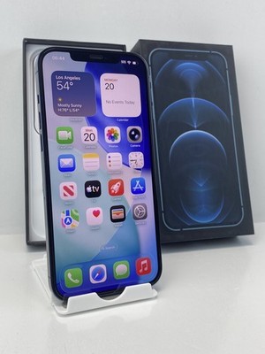 Apple iPhone 12 Pro Max A2342 128GB Pacific Blue Unlocked 96% battery health