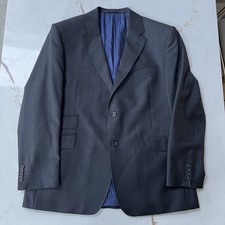 Marks And Spencer Luxury Pure Wool Regular Fit Charcoal Blazer XL Chest 44 M S