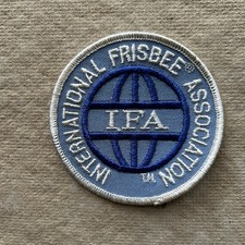 International FRISBEE ASSOCIATION PATCH SEW EMBLEM Wham-O 1970s