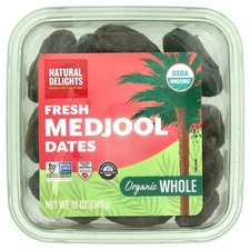 Organic Fresh Medjool Dates, Whole  , 12 oz (340 g)