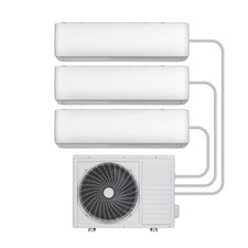 electriQ iQool Multi-Split 3 x 9000 BTU Smart Wall Mou BUN/iQool-3MS9K9K9K/97609