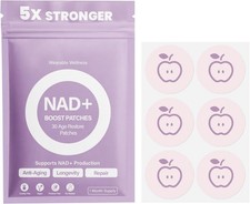 30 Pcs NAD Patches 5X Stronger, Anti-Aging with NMNH, Resveratrol  CoQ10