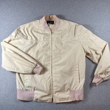 Vintage Campus Ivory Track Jacket Men s XL (S...
