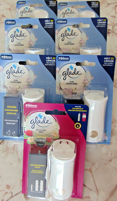 7 x Glade touch + fresh Minispray 1 x Relaxing Zen +6 x fine Linen Lufterfrisch.