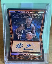 2018-19 Panini Obsidian - Galaxy Auto Prizm Orange #GA-HGL Harry Giles  08/25 