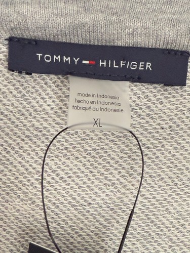 Tommy Hilfiger Tunika-Kleid Damen XL grau Langarm mit rot-weißen Streifen - Bild 5 von 14