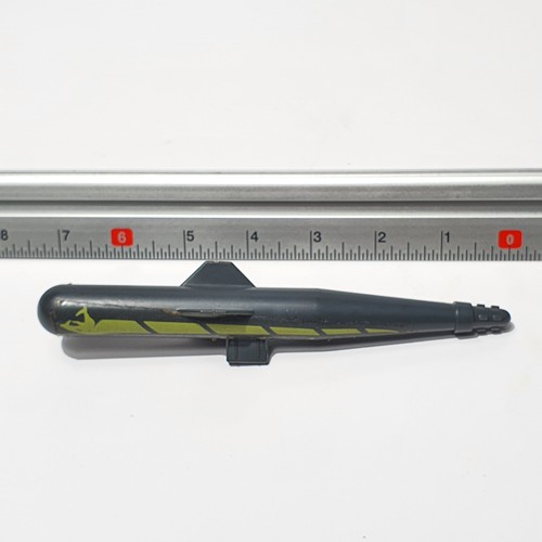 GI Joe Moray RIGHT TORPEDO large missile 1985 Hydrofoil vehicle part w sticker - Picture 16 of 16