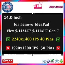 for Lenovo IdeaPad Flex 5-14ALC7 5-14IAU7 LCD Touch Screen Digitizer Assembly