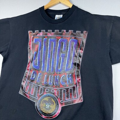 VTG Jingo De Lunch Band Tee - 1994 Deja Voodoo Tour Shirt - Black - Mens XL