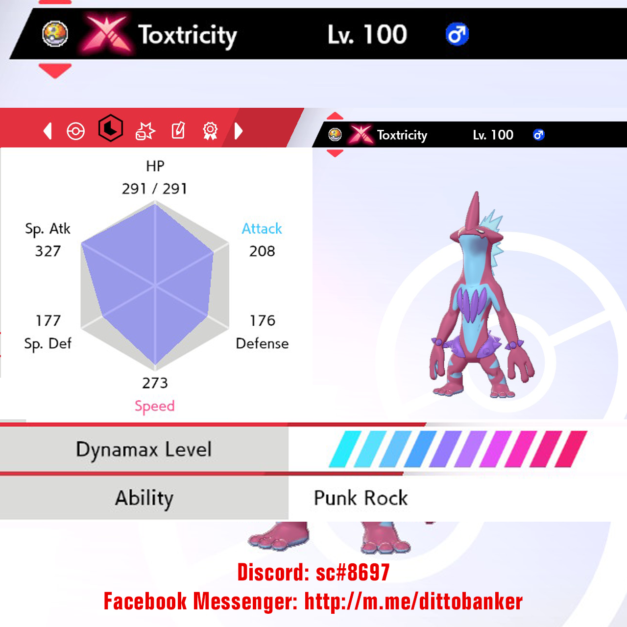 Pokemon Sword And Shield Shiny Toxel (Low Key) 6IV Battle Ready Fast  Delivery