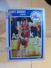 1989-90 Fleer Basketball Card #114 Scott Brooks  (125)