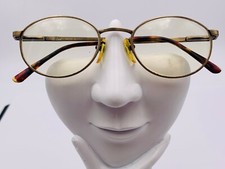 Vintage JC Levet 3536 Gold Metal Oval Sunglasses France FRAMES ONLY