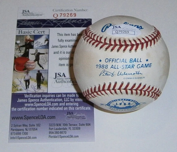 BREWERS Paul Molitor signed 1988 All-Star Game baseball JSA COA AUTO Autographed - Image 2 of 4