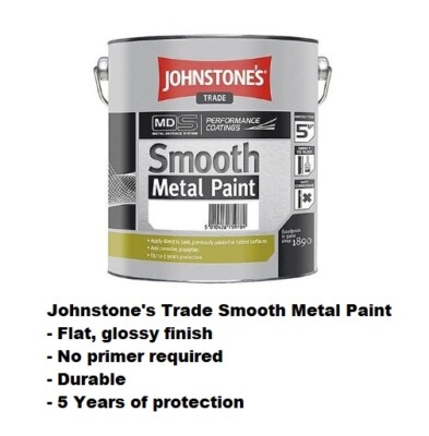 Johnstones Trade glatte Metallfarbe 5 L Grundierung und Decklack in einem