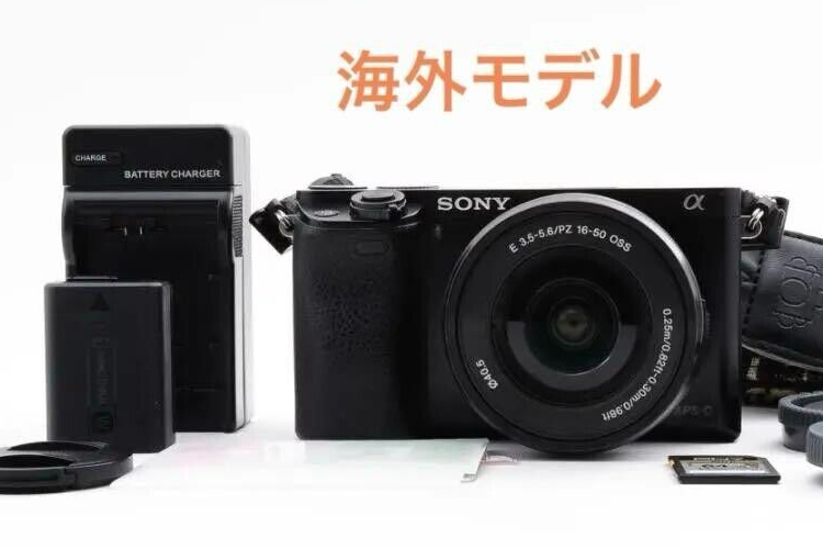 Sony Alpha a6000 Mirrorless SLR Digital Camera Black With Lens F/S From Japan