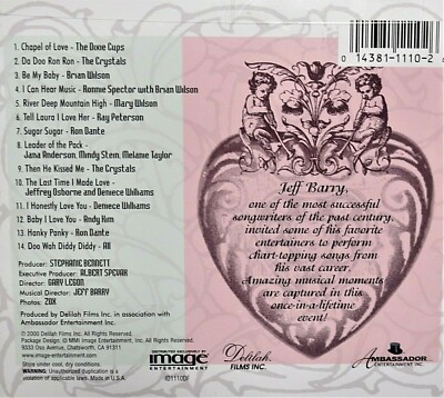 JEFF BARRY & FRIENDS–CHAPEL OF LOVE-DVD chapel of love