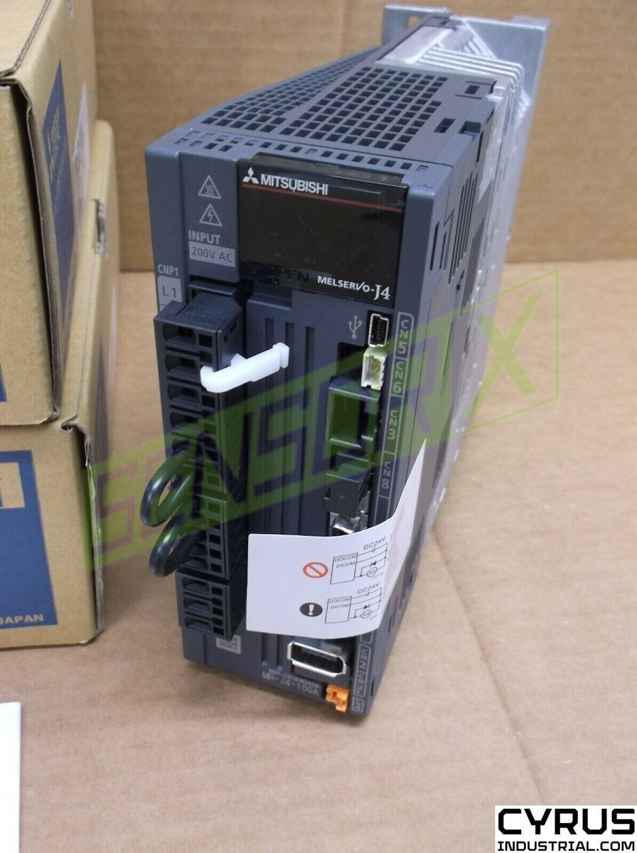 三菱電機 MELSERVO-J4 MR-J4-100A AC SERVO MR-J4-100A | Mitsubishi SERVO AMPLIFIER, 1 KW, 200 V