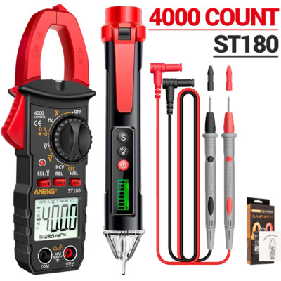 4000-Count ST180 Clamp True RMS AC Current Capacitance-Multi-Tester Automotive