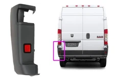 FIT DODGE RAM PROMASTER 2014-2018 DRIVER LEFT REAR BUMPER CORNER COVER TRIM