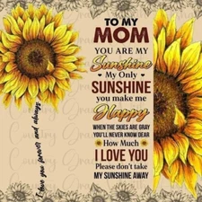 20oz Skinny Tumbler Sublimation Transfer Print Sunflower Mom Ready To Press Wrap