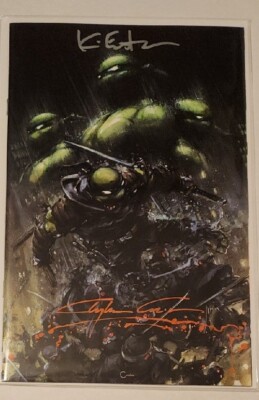 TMNT Last Ronin Lost Years 1 Virgin Variant LTD 750 Signed 2x Crain Murder SIG