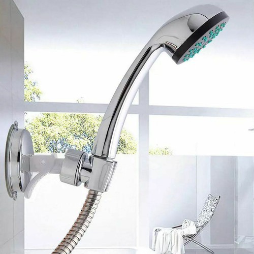 US Shower Head Handset Holder Adjustable Bracket with Suction Cup Wall Mount ABS - Picture 6 of 10