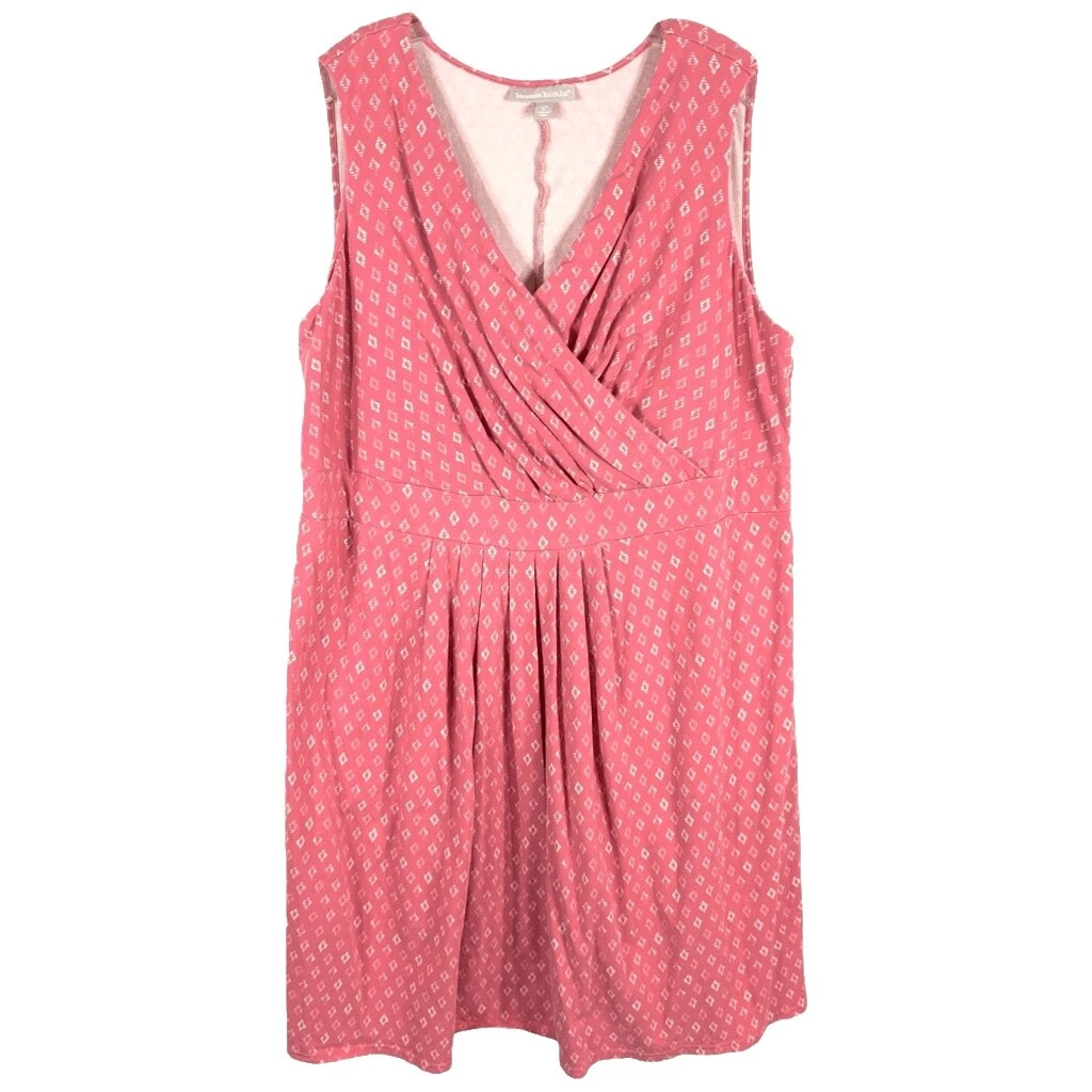 Woman Within Cotton Casual Sleeveless Dresses for Women