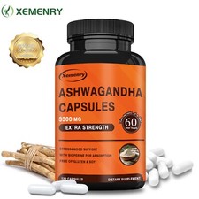Ashwagandha 3300mg - High Absorption,Stress Anxiety,Sleep Support,Immune Support