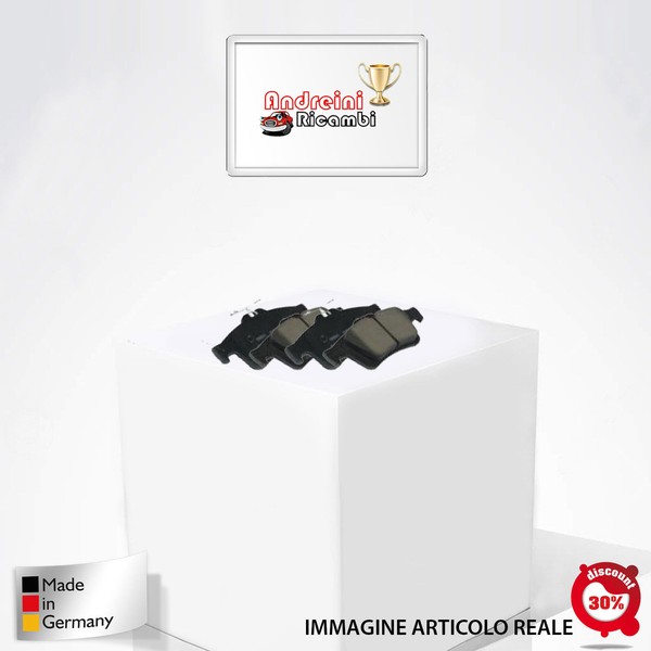 Set 4 BremsbeläGe Hinten Saab 9-3 1.9 Tid 88KW 120CV 2011-> 736-image