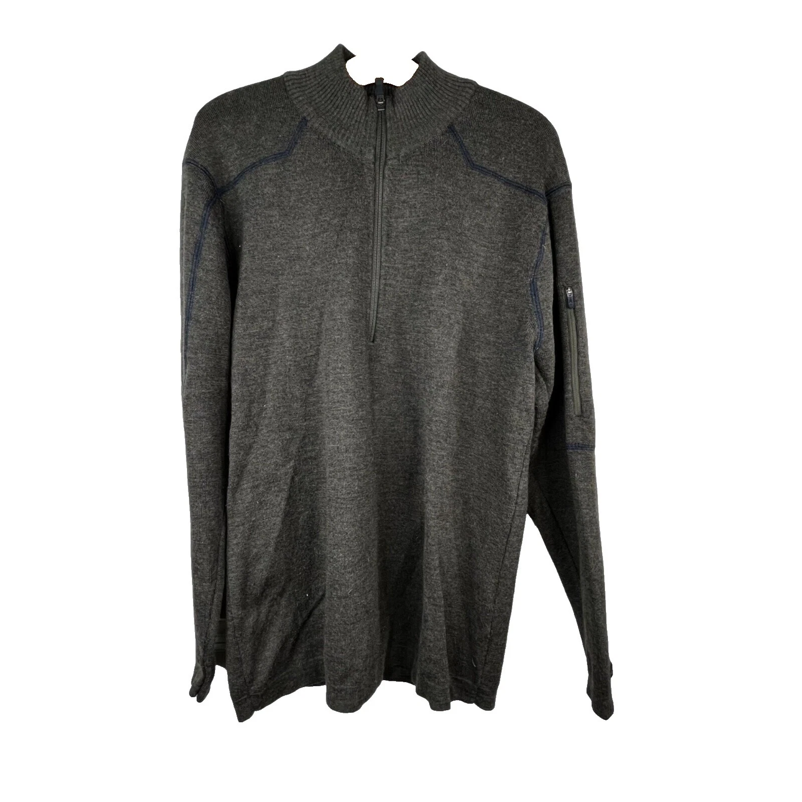 Columbia Men's Wool 1/2 Zip Features