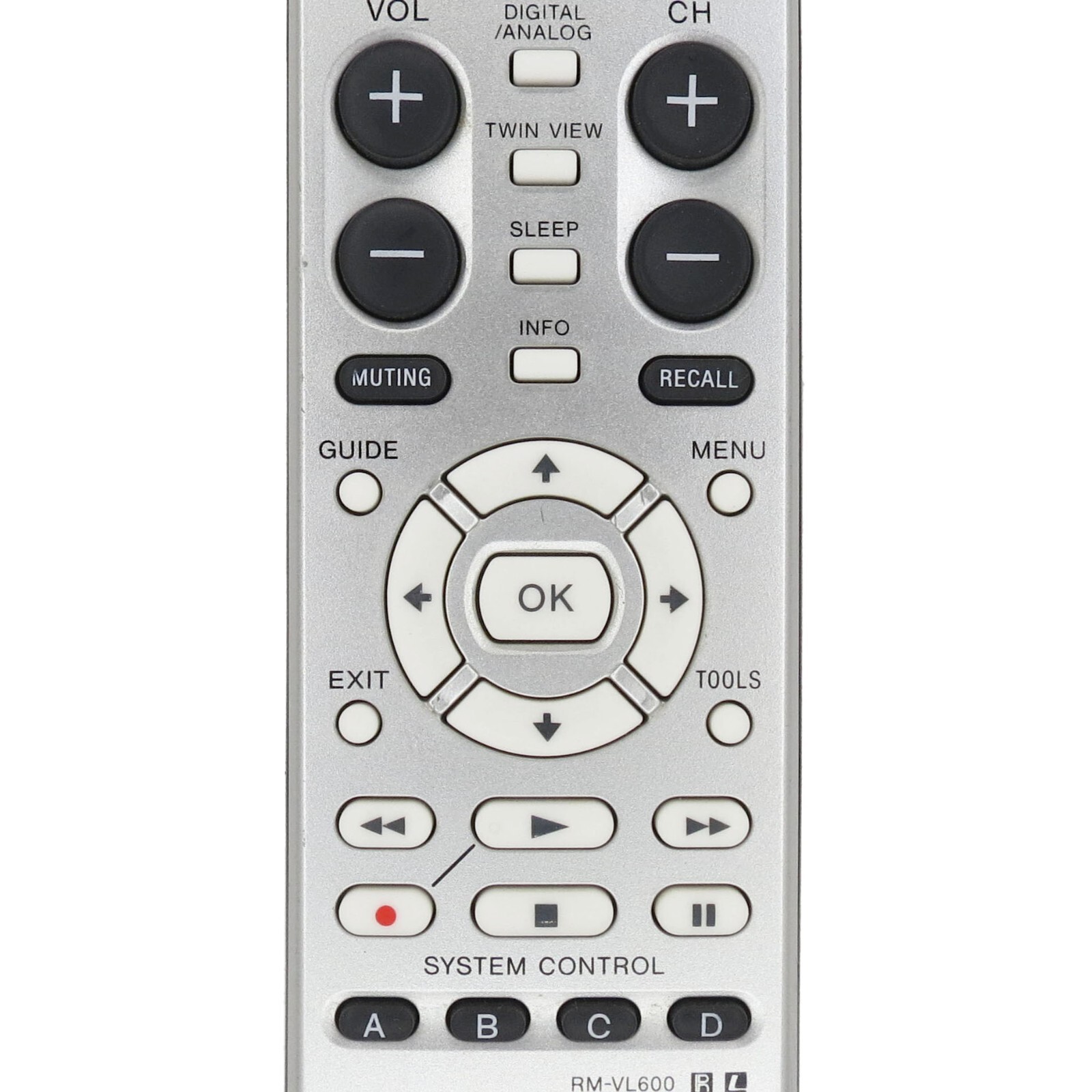 Sony RMVL600 8 Device Universal Remote TV, DVD, SAT, CBL, VCR, CD