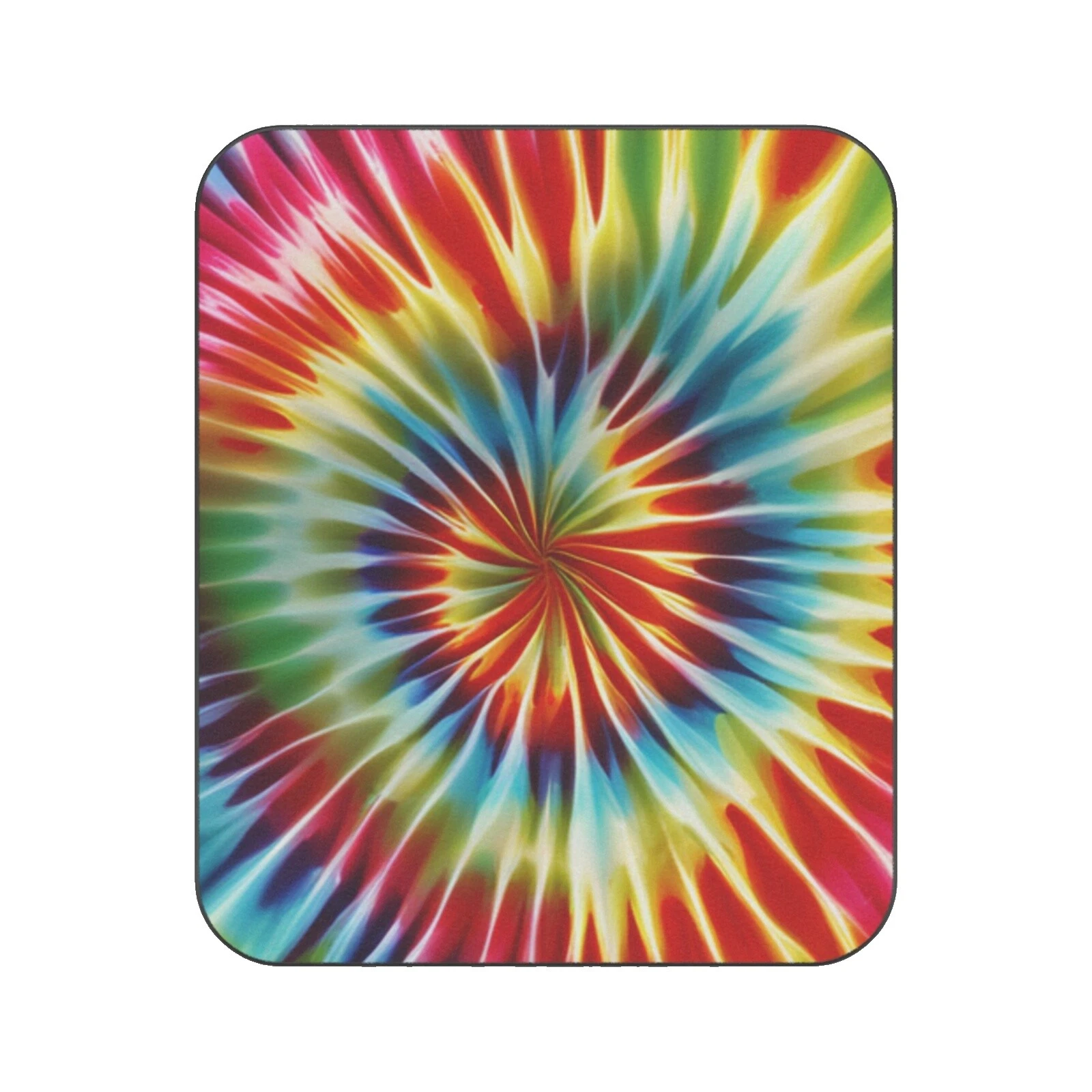 Tie Dye afganos y tiran Mantas