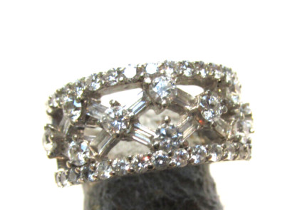18k WG Robert Tateossian  2.20 ctw VS1-G Diamond Band Ring Size 6.5  MAKE OFFER