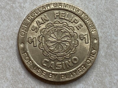 San Felipe New Mexico NM $1 Casino Gaming Chip Token T152 | eBay