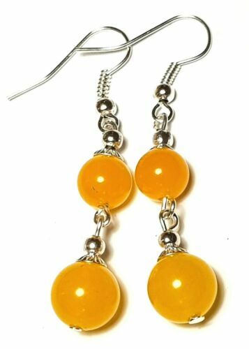 Boucles D'oreilles En Perle Des Mers Du Sud Et Péridot Fait Main - Argent Sterling ROSEMIMOSA