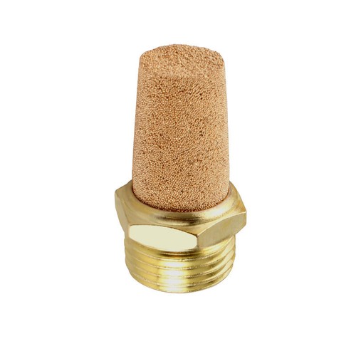 "Marmitta di scarico filtro antirumore filo maschio BSP 1/8""-1" - Foto 8 di 29
