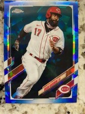 2021 TOPPS CHROME SAPPHIRE BASE CARD CINCINNATI REDS BRIAN GOODWIN #96