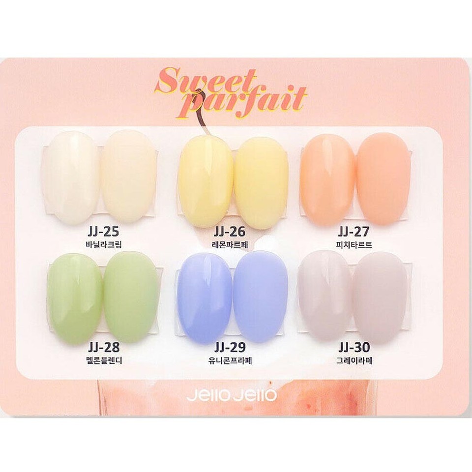 Set De 6 Vernis Gel Jello Jello Spring Syrup - Edition Gel - K-Beauty Coréen - Neuf