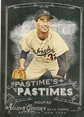 Topps 2014 Allen & Ginter Pastimes Sandy Koufax Bx11d