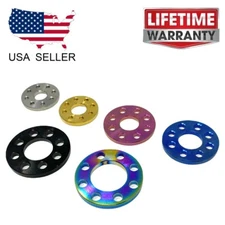 M5 M6 M7 M8 M10 Titanium Grade 5 Anodized Color Drilled Hole Spacer Washer