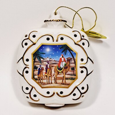 Danbury Mint ''The Warning'' Nativity Illuminated Christmas Ornament Matthew 2:12