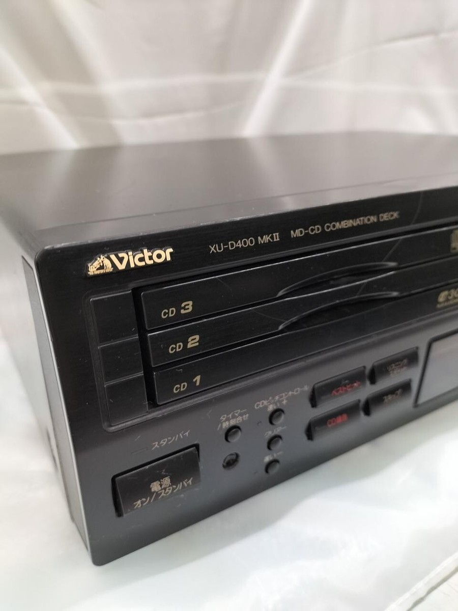 Victor 3CD/MDコンビネーションデッキ XU-D400 MKII Victor 3CD/MDデッキ XU-D400 MkⅡ 日本製 - メルカリ