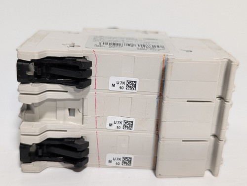 ABB S203U-K10A Circuit Breaker, 3 Pole Unit, Min .4", Made in Germany - Picture 8 of 10