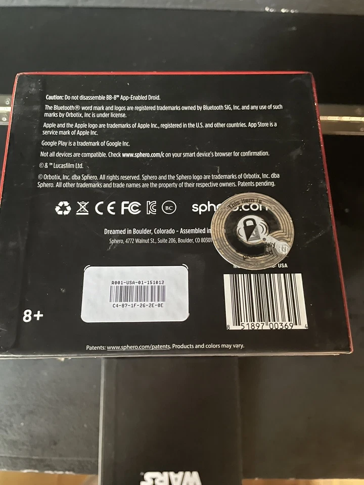 Star Wars: Droide habilitado para la aplicación BB-8 de Sphero con caja | Droide con control remoto Foto 3 de 3