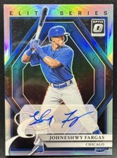 2022 Panini Optic Baseball Johneshwy Fargas Elite Series Holo Auto Chicago